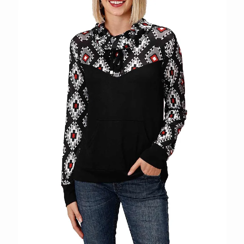 Roper Women's Aztec Yoke Pullover  Sweatshirt