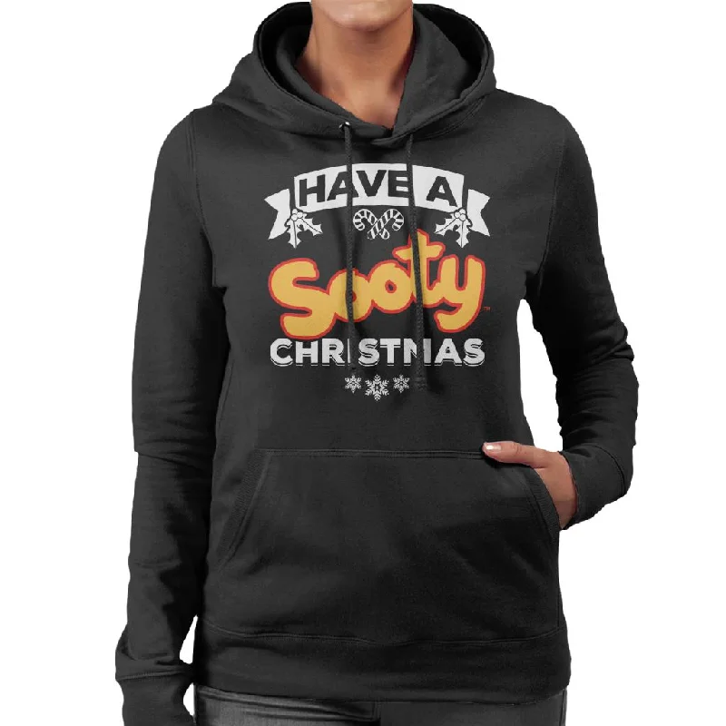 Sooty Christmas Have A Sooty Christmas Women's Hooded Sweatshirt Hooded Sweatshirt Casual Wear Street Style Sooty Christmas Have A Sooty Christmas Women's Hooded Sweatshirt Hooded Sweatshirt Casual Wear Street Style