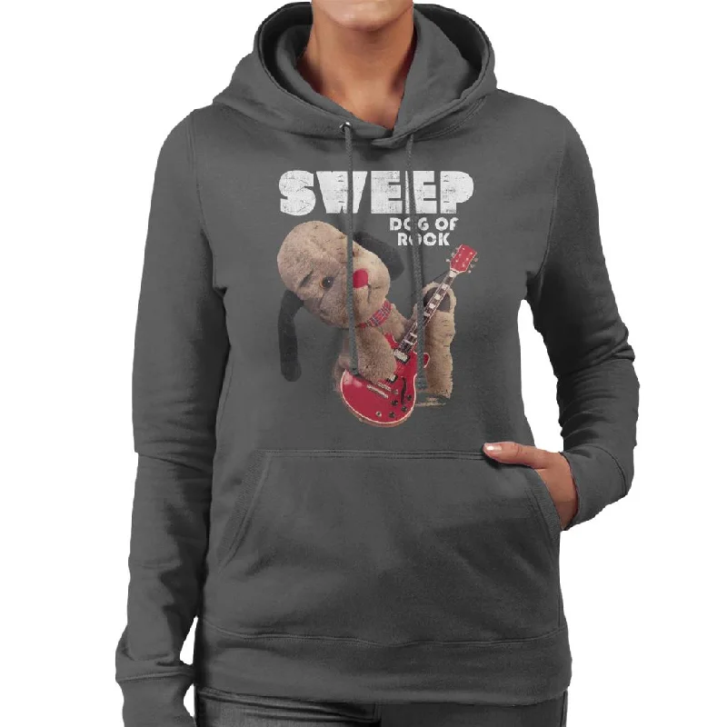Sooty Dog Of Rock Sweep Women's Hooded Sweatshirt Hoodie with Gradient Ombre Colorful Sooty Dog Of Rock Sweep Women's Hooded Sweatshirt Hoodie with Gradient Ombre Colorful