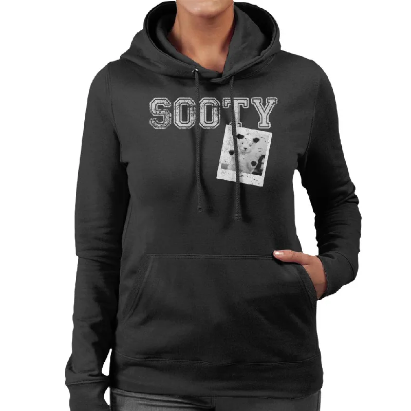 Sooty Retro College Sports Style Women's Hooded Sweatshirt Hooded Sweatshirt Casual Wear Street Style Sooty Retro College Sports Style Women's Hooded Sweatshirt Hooded Sweatshirt Casual Wear Street Style