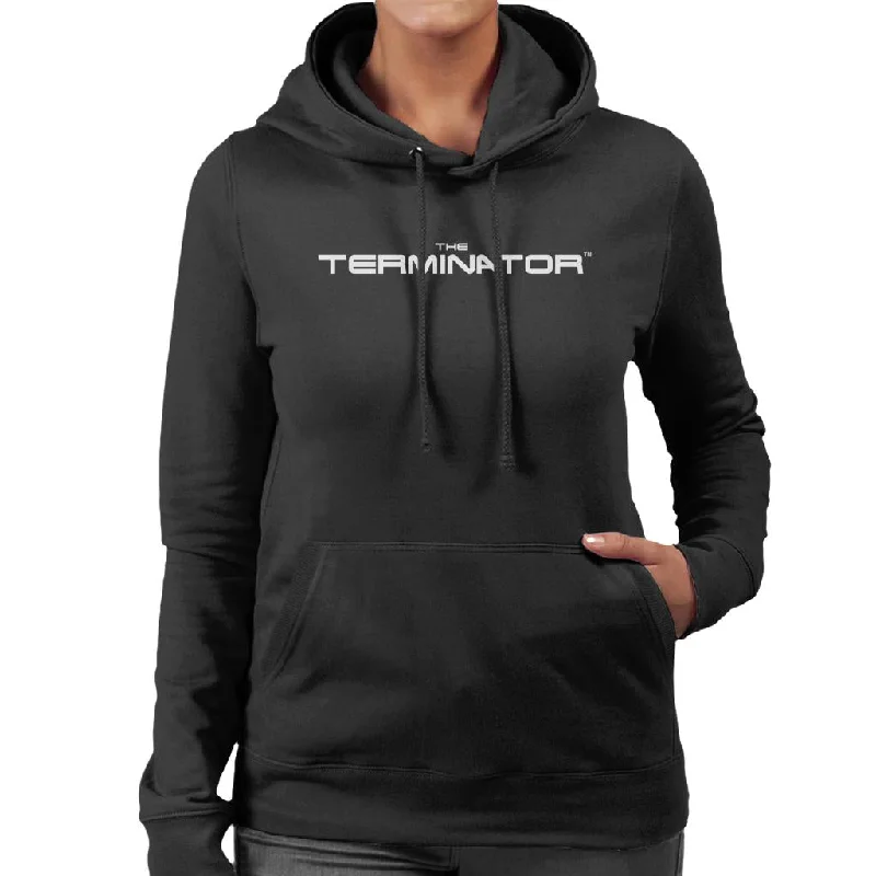 Terminator Cinematic Logo Women's Hooded Sweatshirt