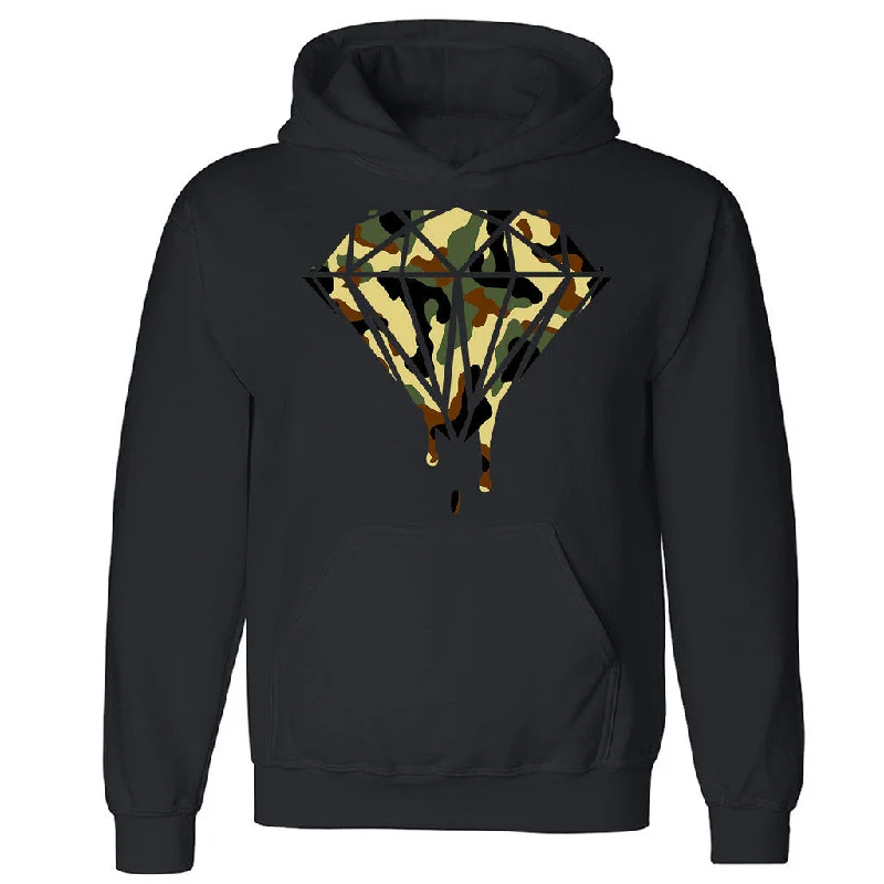 Zexpa Apparelâ„¢ Camouflage Diamond Dripping Melting Bleeding Unisex Hoodie Art Hooded Sweatshirt Hoodie with Ribbed Hem Stretchable Secure Zexpa Apparelâ„¢ Camouflage Diamond Dripping Melting Bleeding Unisex Hoodie Art Hooded Sweatshirt Hoodie with Ribbed Hem Stretchable Secure