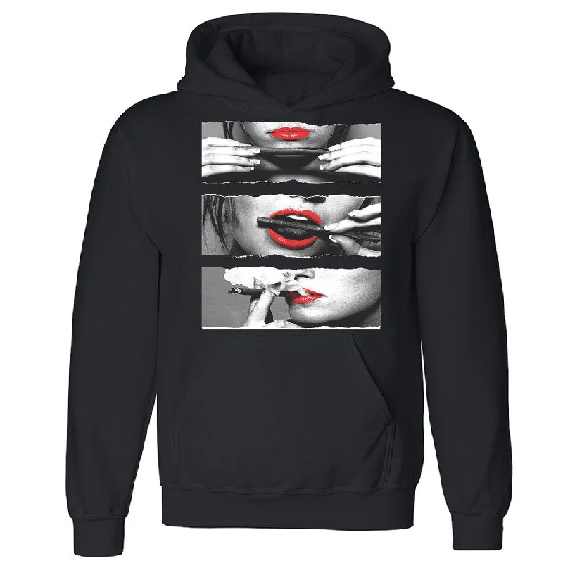 Zexpa Apparelâ„¢ Blunt Roll Sexy Red Lips Unisex Hoodie Legalize Weed 420 Joint Hooded Sweatshirt Hoodie with Applique Textured Unique Zexpa Apparelâ„¢ Blunt Roll Sexy Red Lips Unisex Hoodie Legalize Weed 420 Joint Hooded Sweatshirt Hoodie with Applique Textured Unique