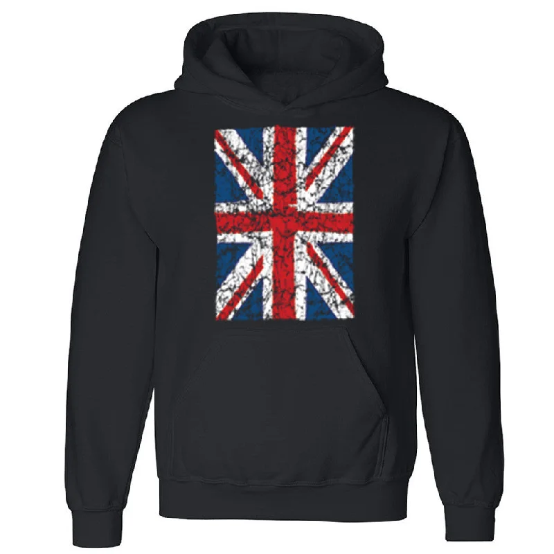 Zexpa Apparelâ„¢ Distressed Union Jack Flag Mini Unisex Hoodie British Flag UK Hooded Sweatshirt Hoodie with Half-Zip Sporty Casual Zexpa Apparelâ„¢ Distressed Union Jack Flag Mini Unisex Hoodie British Flag UK Hooded Sweatshirt Hoodie with Half-Zip Sporty Casual