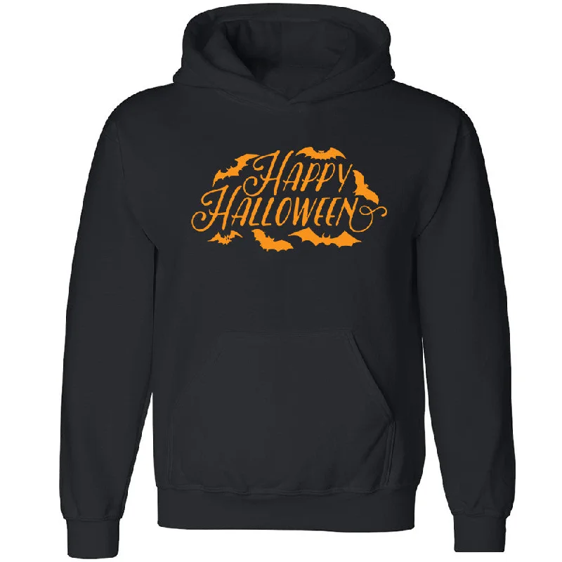 Zexpa Apparelâ„¢ Happy Halloween Orange Bats Unisex Hoodie Halloween Costume Hooded Sweatshirt Hoodie with Hidden Zipper Minimalist Clean Zexpa Apparelâ„¢ Happy Halloween Orange Bats Unisex Hoodie Halloween Costume Hooded Sweatshirt Hoodie with Hidden Zipper Minimalist Clean