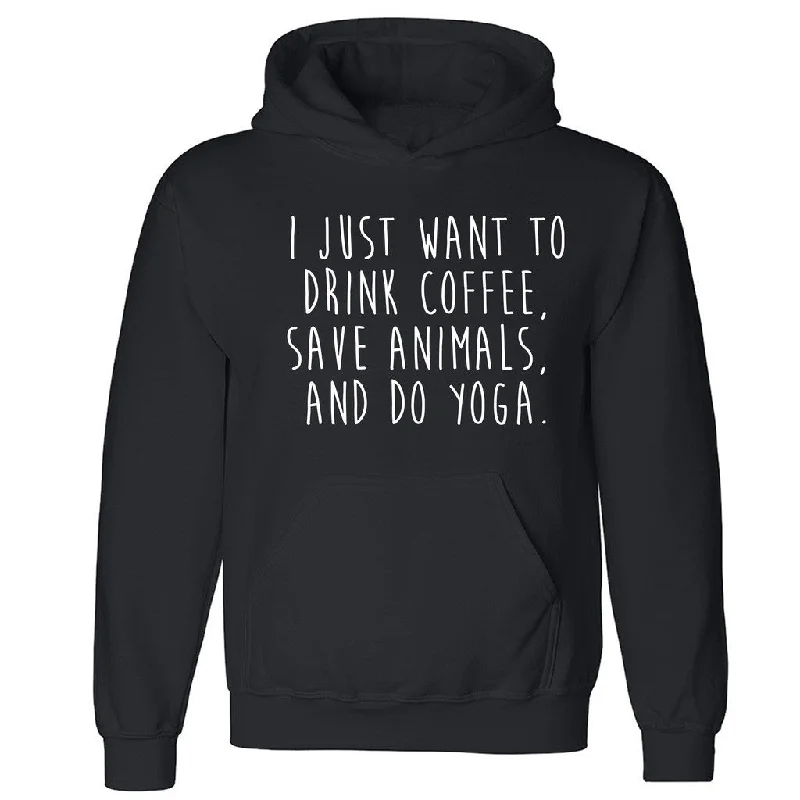 Zexpa Apparelâ„¢ Drink Coffe Save Animals Do Yoga Unisex Hoodie Namaste Lotus Hooded Sweatshirt Hoodie with Cuffed Sleeves Snug Secure Zexpa Apparelâ„¢ Drink Coffe Save Animals Do Yoga Unisex Hoodie Namaste Lotus Hooded Sweatshirt Hoodie with Cuffed Sleeves Snug Secure