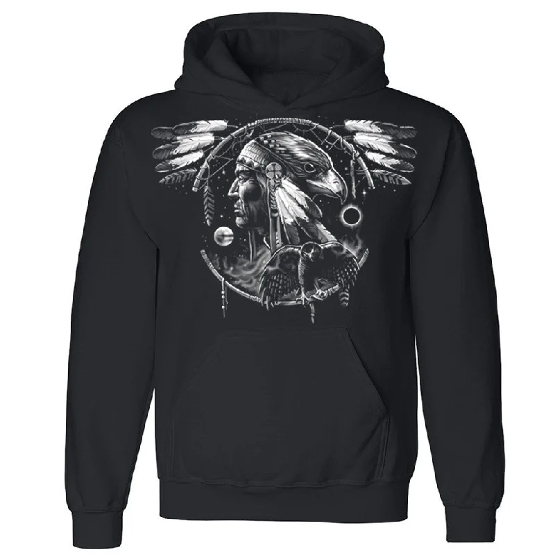 Zexpa Apparelâ„¢ Eagle Wings Chief Face Tribal Unisex Hoodie Native Warrior Hooded Sweatshirt Hoodie with Drop Shoulder Relaxed Streetwear Zexpa Apparelâ„¢ Eagle Wings Chief Face Tribal Unisex Hoodie Native Warrior Hooded Sweatshirt Hoodie with Drop Shoulder Relaxed Streetwear