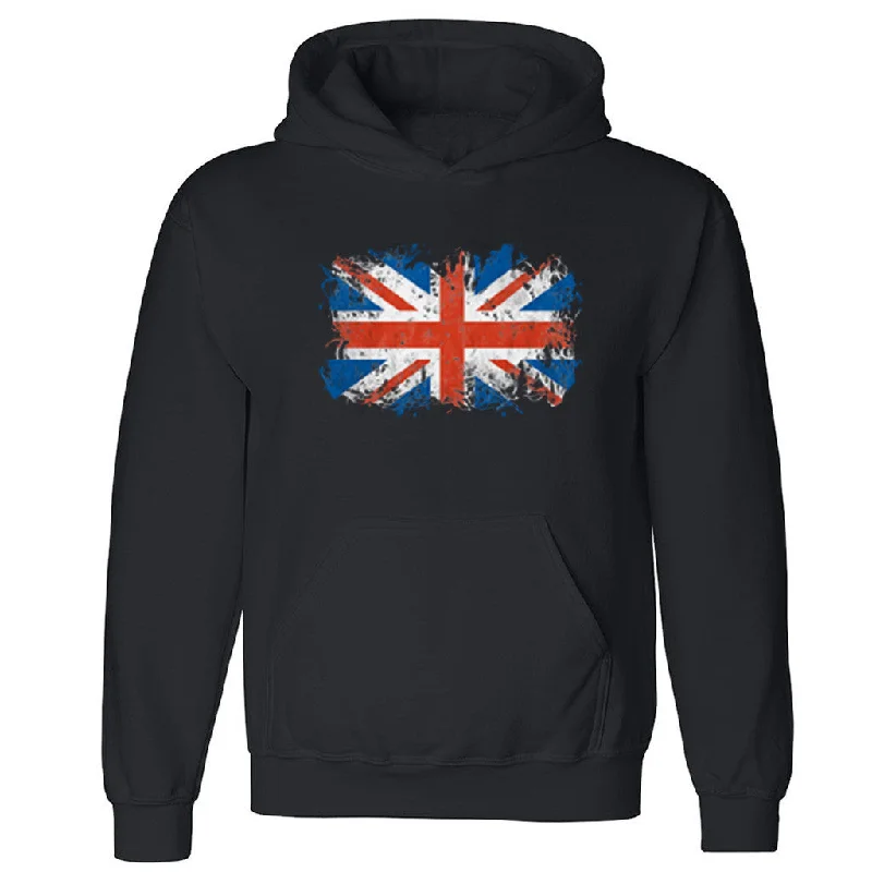 Zexpa Apparelâ„¢ Distressed UK Flag Horizontal Unisex Hoodie British Flag GB Hooded Sweatshirt Hoodie with Snap Buttons Easy Quick Zexpa Apparelâ„¢ Distressed UK Flag Horizontal Unisex Hoodie British Flag GB Hooded Sweatshirt Hoodie with Snap Buttons Easy Quick