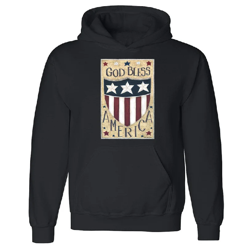 Zexpa Apparelâ„¢ God Bless America Unisex Hoodie Patriotic 4th Fourth Of July Hooded Sweatshirt Hoodie with Tied Waist Feminine Flattering Zexpa Apparelâ„¢ God Bless America Unisex Hoodie Patriotic 4th Fourth Of July Hooded Sweatshirt Hoodie with Tied Waist Feminine Flattering