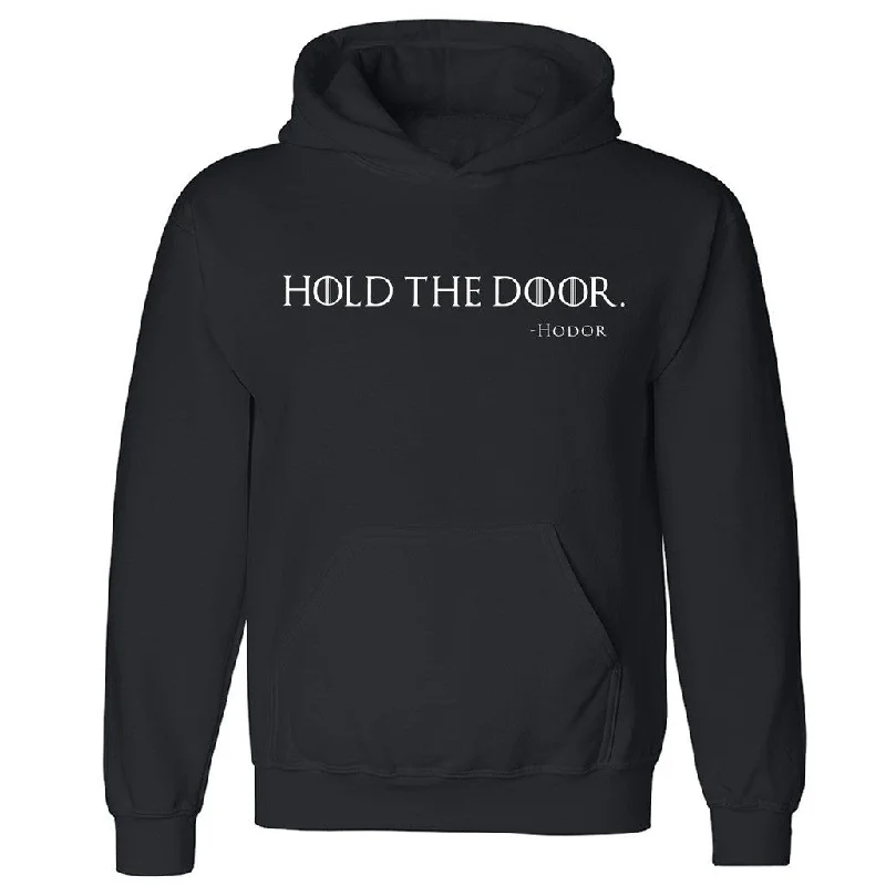 Zexpa Apparelâ„¢ Hold The Door - Hodor Unisex Hoodie GOT Thronies White Walkers Hooded Sweatshirt Hoodie with Raglan Sleeves Sporty Comfortable Zexpa Apparelâ„¢ Hold The Door - Hodor Unisex Hoodie GOT Thronies White Walkers Hooded Sweatshirt Hoodie with Raglan Sleeves Sporty Comfortable