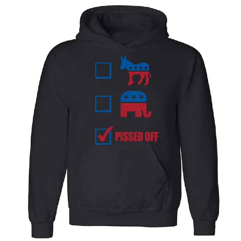 Zexpa Apparelâ„¢ Democrats Republicans Pissed Off Unisex Hoodie Elections 2016 Hooded Sweatshirt Hoodie with Slit Hem Functional Movement Zexpa Apparelâ„¢ Democrats Republicans Pissed Off Unisex Hoodie Elections 2016 Hooded Sweatshirt Hoodie with Slit Hem Functional Movement