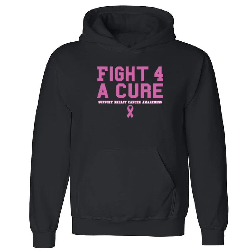 Zexpa Apparelâ„¢ Fight 4 Cure Unisex Hoodie Breast Cancer Awareness Month Run Hooded Sweatshirt Hoodie with Rhinestones Sparkly Elegant Zexpa Apparelâ„¢ Fight 4 Cure Unisex Hoodie Breast Cancer Awareness Month Run Hooded Sweatshirt Hoodie with Rhinestones Sparkly Elegant