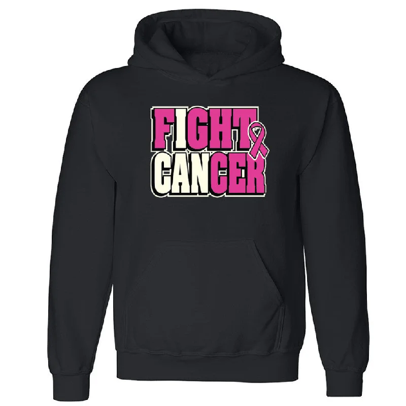 Zexpa Apparelâ„¢ Fight Cancer I Can Unisex Hoodie Breast Cancer Awareness Month Hooded Sweatshirt Hoodie with Illustration Artistic Creative Zexpa Apparelâ„¢ Fight Cancer I Can Unisex Hoodie Breast Cancer Awareness Month Hooded Sweatshirt Hoodie with Illustration Artistic Creative