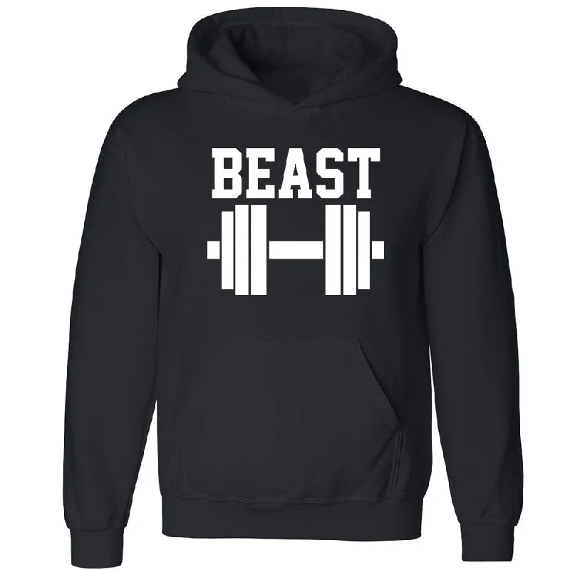Zexpa Apparelâ„¢ Beast Dumbell Unisex Hoodie Couple Matching Valentines Day Hooded Sweatshirt Hoodie with Raglan Sleeves Sporty Comfortable Zexpa Apparelâ„¢ Beast Dumbell Unisex Hoodie Couple Matching Valentines Day Hooded Sweatshirt Hoodie with Raglan Sleeves Sporty Comfortable