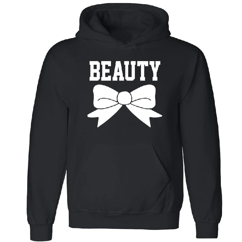 Zexpa Apparelâ„¢ Beauty Bow Unisex Hoodie Couple Matching Valentines Day Hooded Sweatshirt Hoodie with Longline Fit Extended Stylish Zexpa Apparelâ„¢ Beauty Bow Unisex Hoodie Couple Matching Valentines Day Hooded Sweatshirt Hoodie with Longline Fit Extended Stylish
