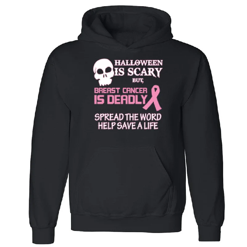 Zexpa Apparelâ„¢ Breast Cancer is Deadly Unisex Hoodie Breast Cancer Awareness Hooded Sweatshirt Hoodie with Emblem Brand Identity Zexpa Apparelâ„¢ Breast Cancer is Deadly Unisex Hoodie Breast Cancer Awareness Hooded Sweatshirt Hoodie with Emblem Brand Identity