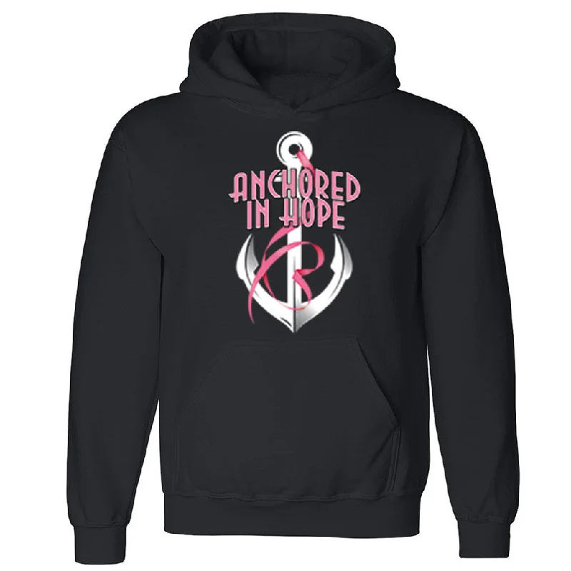 Zexpa Apparelâ„¢ Anchored in Hope Unisex Hoodie Breast Cancer Awareness Month Hooded Sweatshirt Hoodie with Button Placket Classic Preppy Zexpa Apparelâ„¢ Anchored in Hope Unisex Hoodie Breast Cancer Awareness Month Hooded Sweatshirt Hoodie with Button Placket Classic Preppy