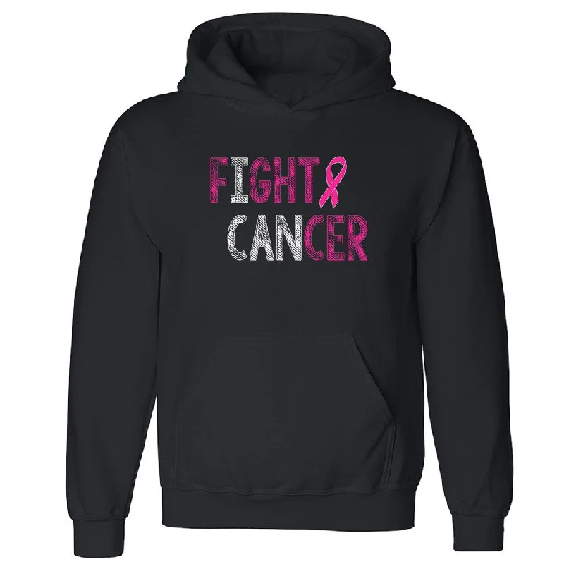 Zexpa Apparelâ„¢ Fight Cancer Pink Ribbon Unisex Hoodie Breast Cancer Awareness Hooded Sweatshirt Hoodie with Typography Text Message Zexpa Apparelâ„¢ Fight Cancer Pink Ribbon Unisex Hoodie Breast Cancer Awareness Hooded Sweatshirt Hoodie with Typography Text Message