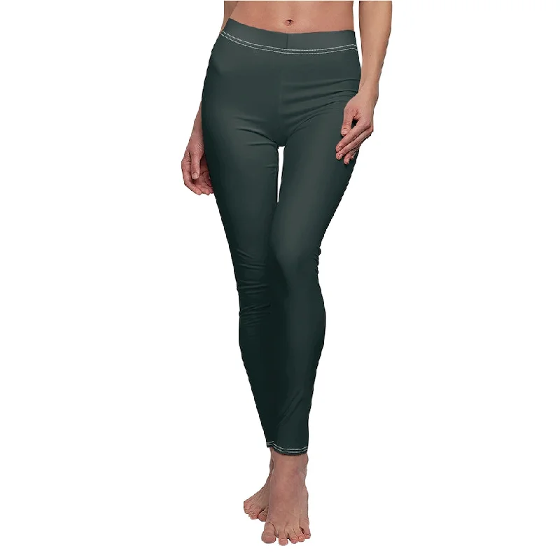 CH Jet Black Casual Leggings