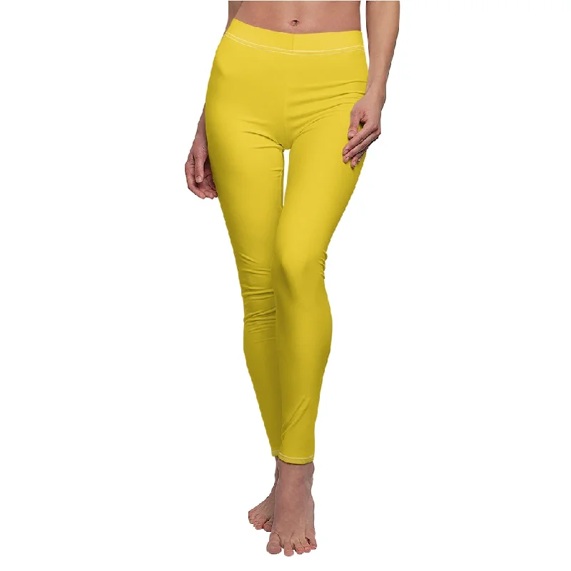 CH Sun Yellow Casual Leggings