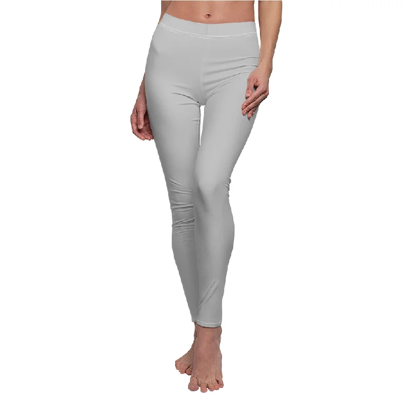 F21 Silver Casual Leggings