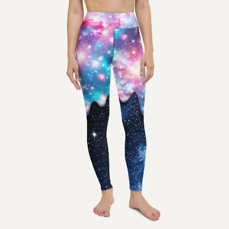 Galaxy Drip High-Waisted Leggings