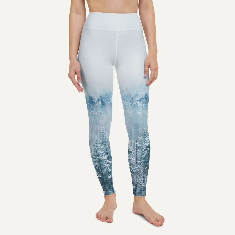 Misty Forest High-Waisted Leggings