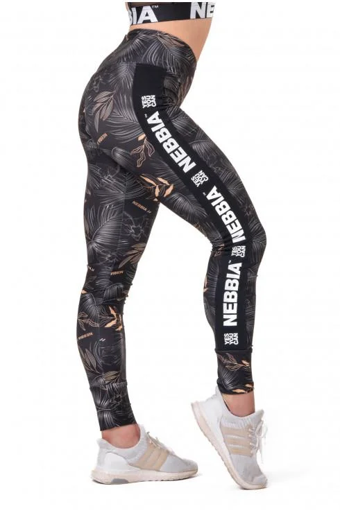 Nebbia High-Waist Performance Leggings 567 - Volcanic Black