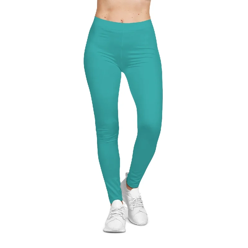 Ocean Blue Casual Leggings