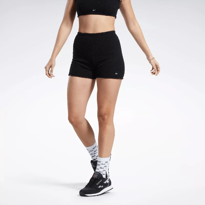 Reebok Women's Classics Cozy Legging Shorts Black