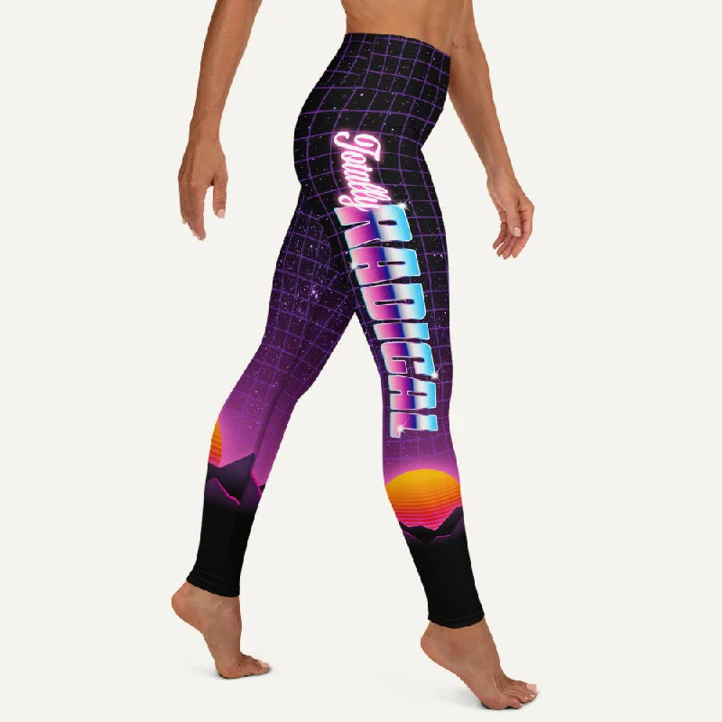 Totally Radical High-Waisted Leggings