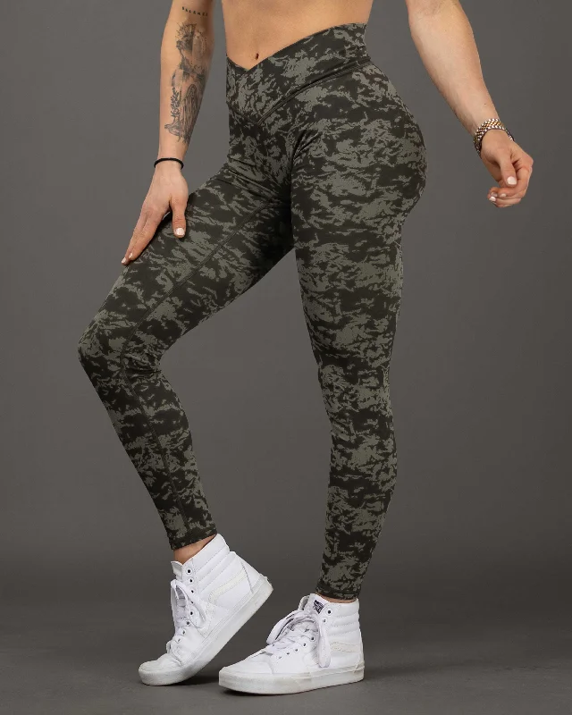 Vice Green Camo Leggings