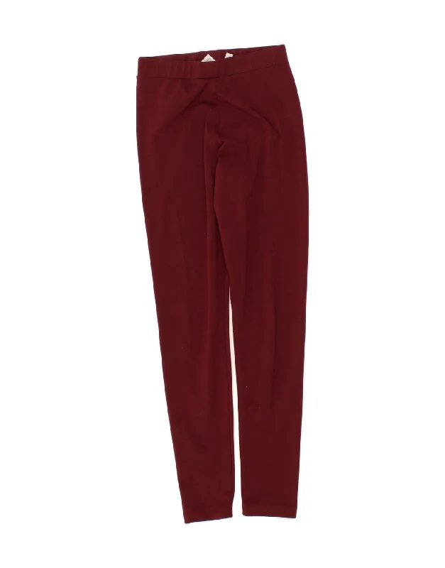 ADIDAS Womens Graphic Leggings UK 8 Small Maroon Polyester Comfortable Plus Size Leggings ADIDAS Womens Graphic Leggings UK 8 Small Maroon Polyester Comfortable Plus Size Leggings