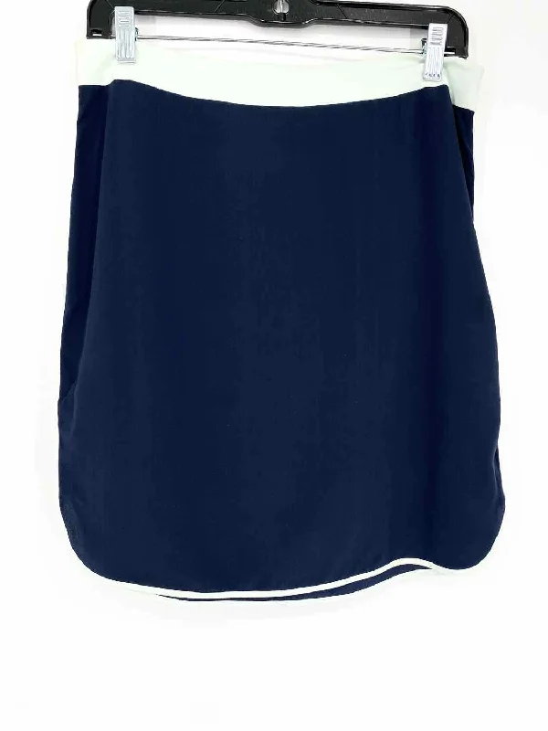 Barneys New York Women's Navy/Blue Short Silk Color Block Size S Skirt velvet skirt luxurious Barneys New York Women's Navy/Blue Short Silk Color Block Size S Skirt velvet skirt luxurious