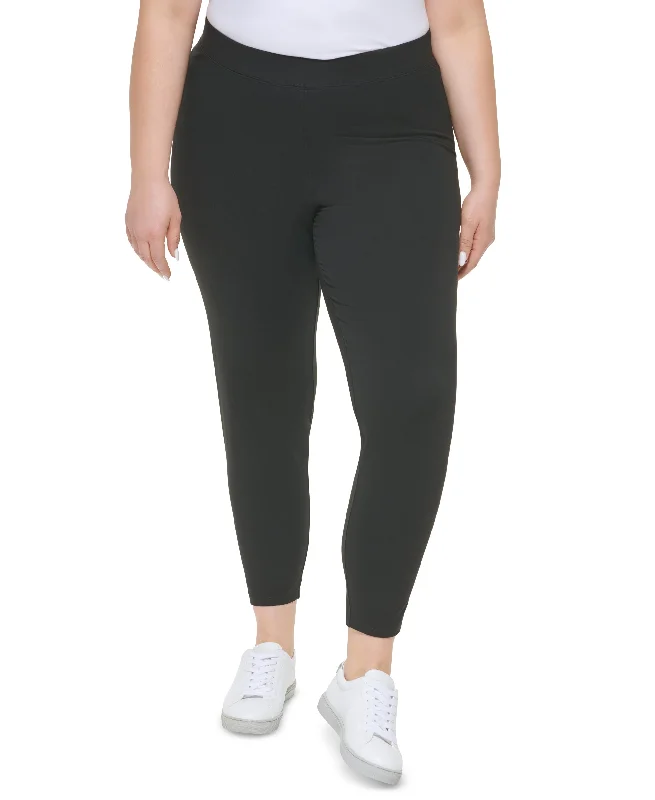 Calvin Klein Jeans Trendy Plus Size High Waist Logo Leggings Fashionable Quick-Dry Yoga Pants Calvin Klein Jeans Trendy Plus Size High Waist Logo Leggings Fashionable Quick-Dry Yoga Pants