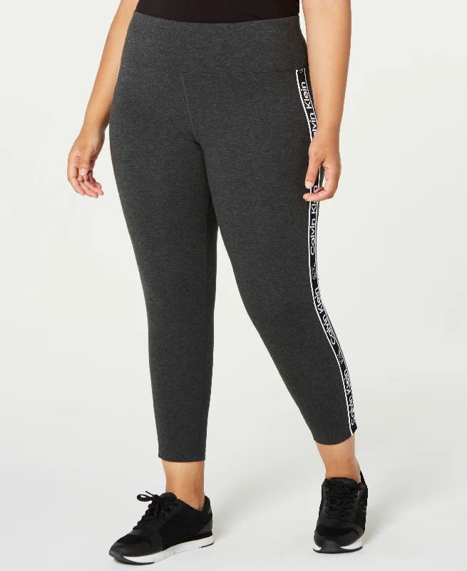 Calvin Klein Performance Plus Size Logo Stripe Leggings Comfortable Compression Leggings Calvin Klein Performance Plus Size Logo Stripe Leggings Comfortable Compression Leggings
