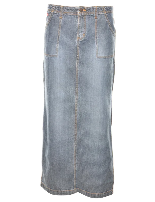 Extra Long Denim Skirt - M corduroy skirt durable