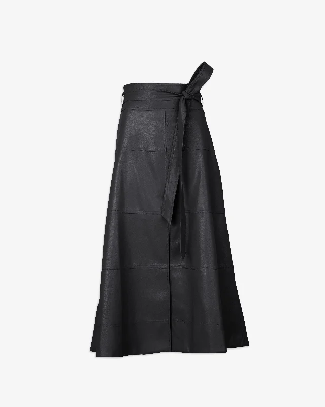 Vegan Leather Hudson Skirt