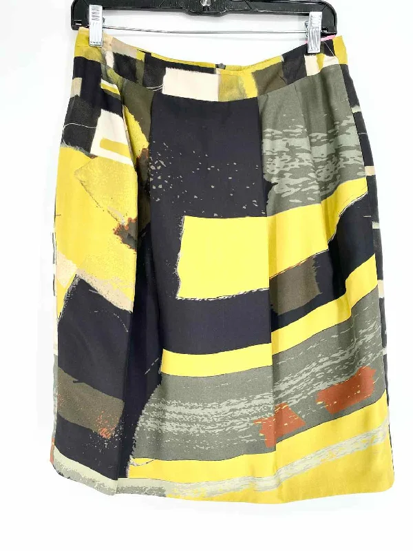 PAUW AMSTERDAM Women's Olive/Black Flowy Abstract Size 8/M Skirt spandex blend skirt PAUW AMSTERDAM Women's Olive/Black Flowy Abstract Size 8/M Skirt spandex blend skirt