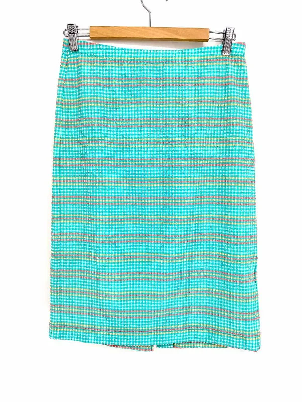 Rachel Comey Women's neon blue pencil Polyester Blend Textured Size 6 Skirt corduroy skirt cozy Rachel Comey Women's neon blue pencil Polyester Blend Textured Size 6 Skirt corduroy skirt cozy