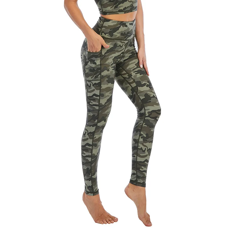 Women Casual High Waist Leopard Printed Quick Drying Pocket Yoga Leggings Chic Floral Print Leggings Women Casual High Waist Leopard Printed Quick Drying Pocket Yoga Leggings Chic Floral Print Leggings