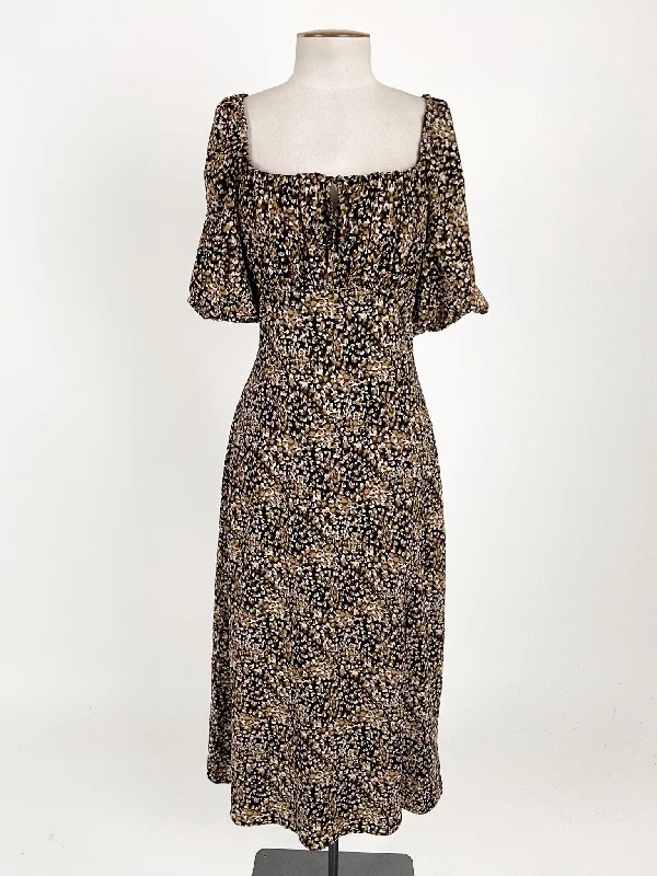 Calli | Multicoloured Casual Dress | Size 8