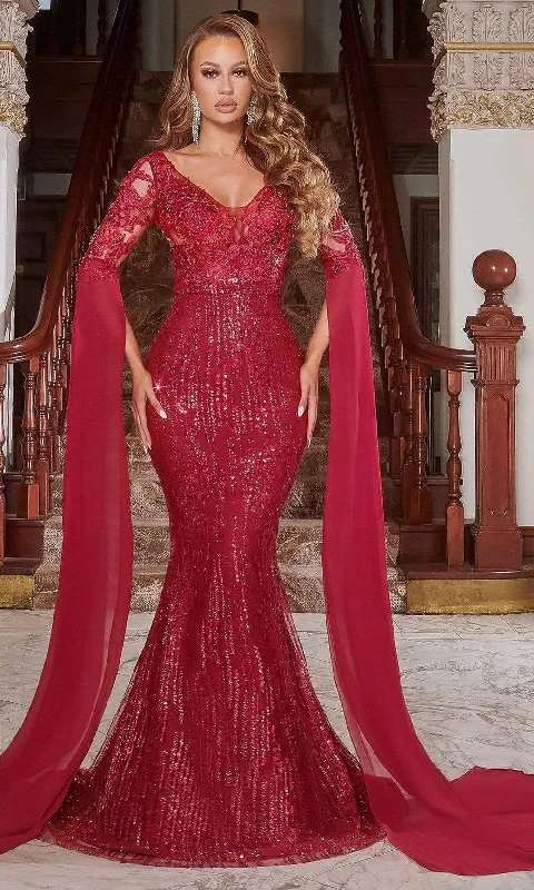 Enchanting Illusion: Portia and Scarlett's Dreamy Gown for Formal Occasions