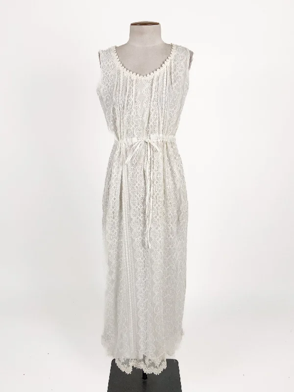 Grain Full | White Casual Dress | Size S