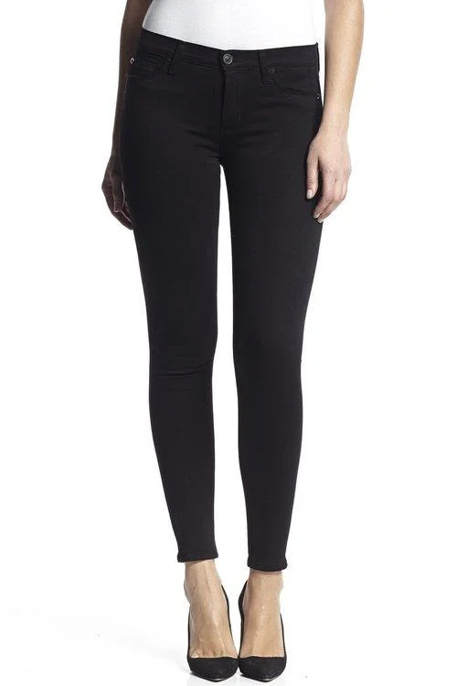 Hudson Jeans Nico Midrise Super Skinny Jeans In Black