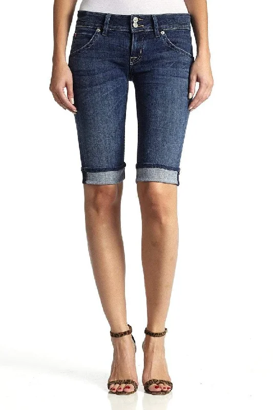 Hudson Jeans Palerme Knee Cuffed Short In Alabaster Daze 2