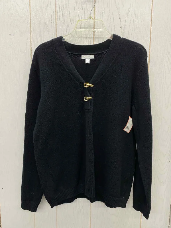 Charter Club Black Womens Size XL Sweater