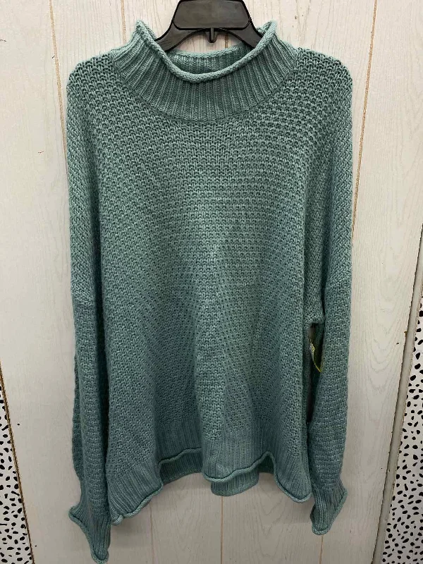 Green Womens Size 20W Sweater