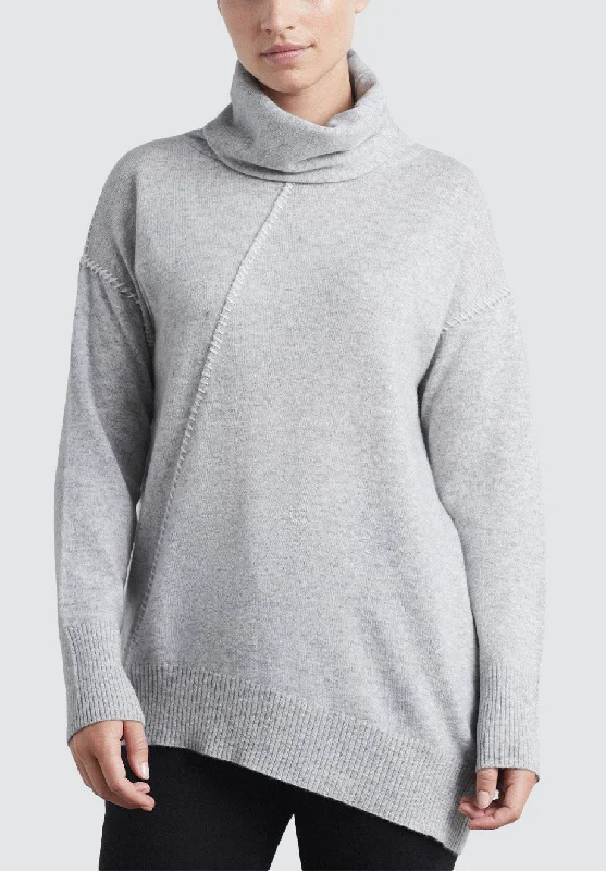 Asymmetric Hem Cashmere Sweater | Foggy/Snow Rayon Fabric Velvet Fabric Corduroy Fabric Asymmetric Hem Cashmere Sweater | Foggy/Snow Rayon Fabric Velvet Fabric Corduroy Fabric
