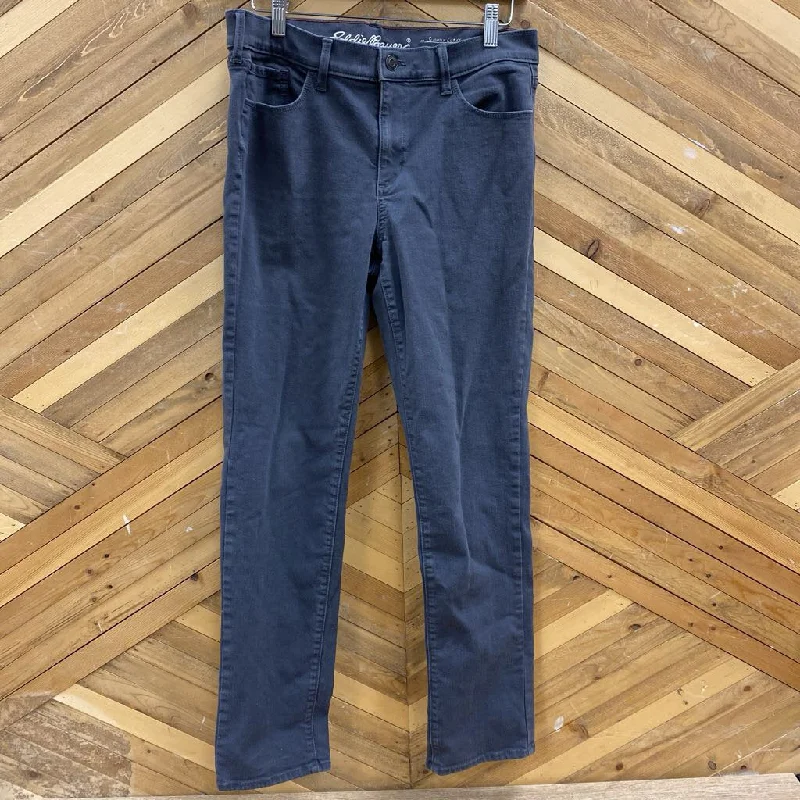 Eddie Bauer - Women's Slightly Curvy Slim Straight Jeans: Grey-women-12 Trendy Bootcut High-Waisted Jeans Eddie Bauer - Women's Slightly Curvy Slim Straight Jeans: Grey-women-12 Trendy Bootcut High-Waisted Jeans